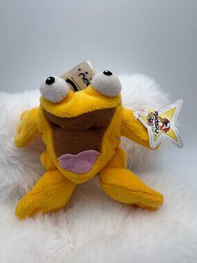 Neopets McDonalds Happy Meal Toy 2004 Yellow Quiggle Vintage w/ tag (SKU: 778TO)